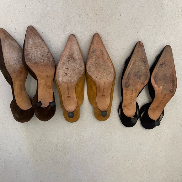 3 pairs of Manolo Blahnik shoes. Spruce per pair - Picture 3 of 3